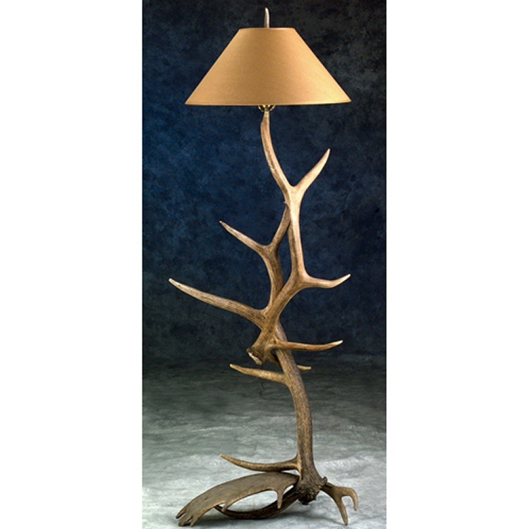 Moose & Elk Antler Floor Lamp