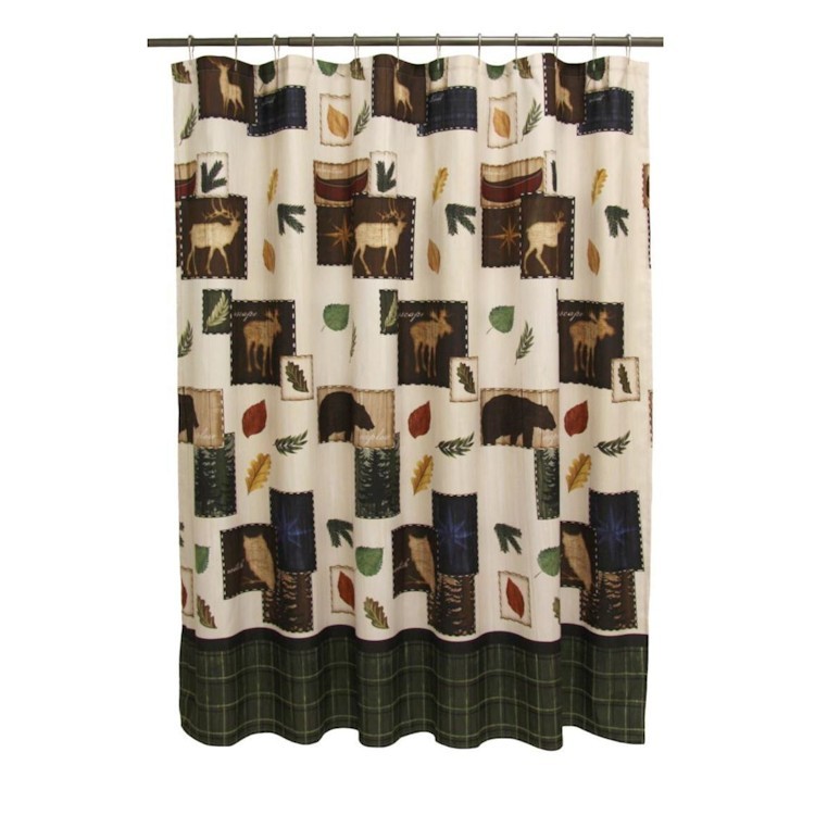 Explore Wildlife Shower Curtain