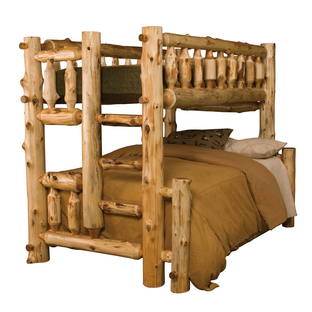 Cedar Log Bunk Beds