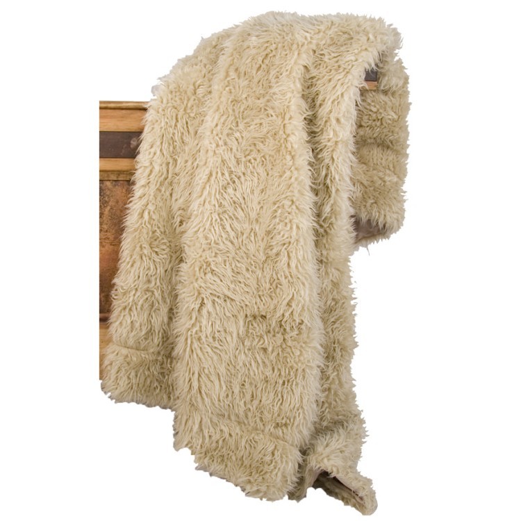 Faux Fur Throw Sheep
