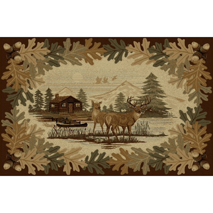 Oakwood Deer Area Rugs