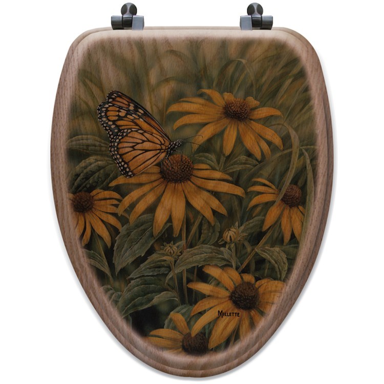 Monarch Butterfly Toilet SeatElongated