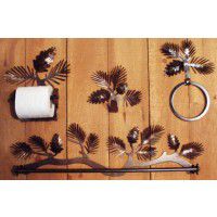 Cabin Bath Accessories & Rustic Bathroom Decor - Pine Cone Decor Cabin Bath Accessories & Rustic Bathroom Decor - Pine Cone Decor