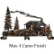 Log Cabin Camo Coat Rack