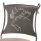 Moose Bar Stools with Wood Seat